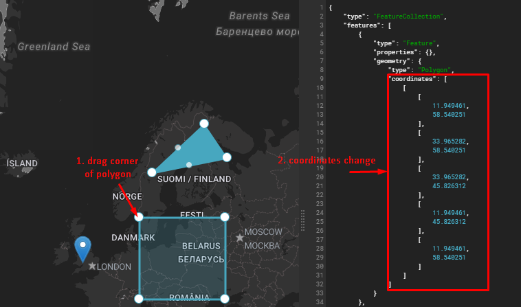edit geojson data
