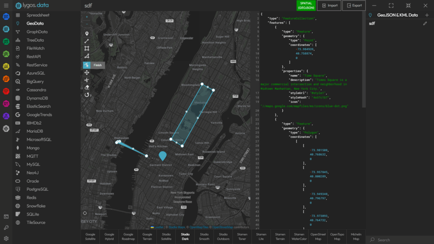 lygos graph data editor