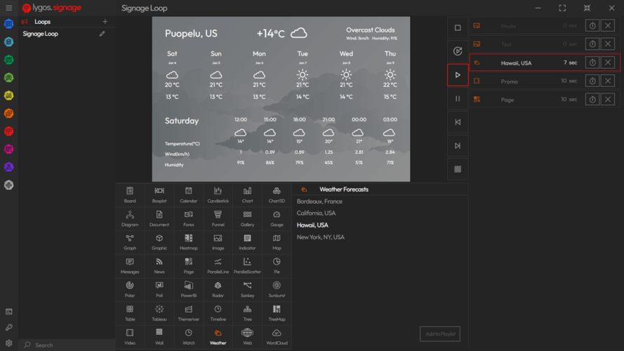 lygos presentation editor and controller