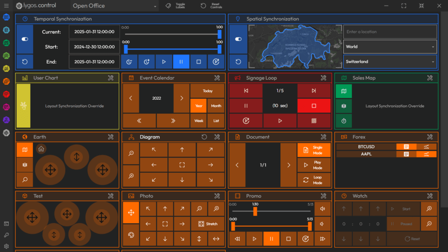 lygos media create and control diagrams