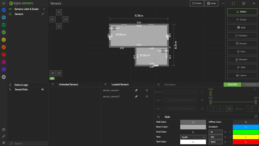 lygos display module create and control screenspaces, layouts on video walls
