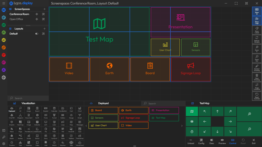 lygos visualzation bar chart and line chart editor and controller