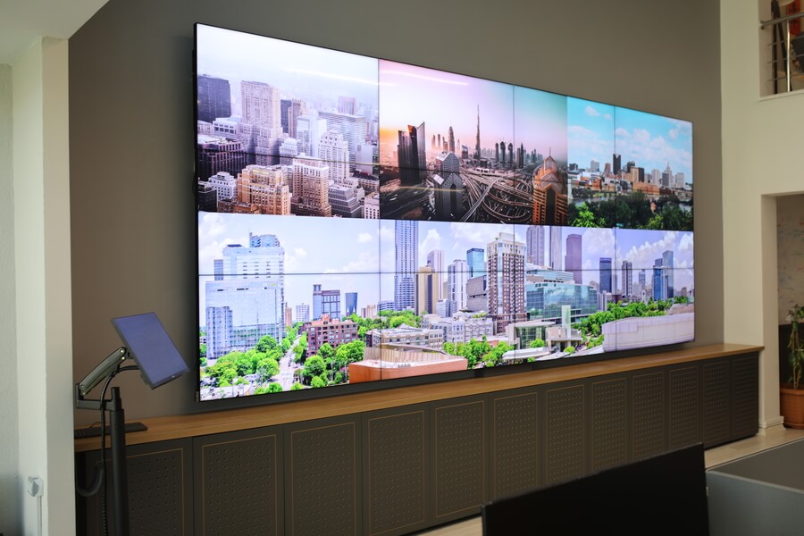 lygos deepzoom image on video wall