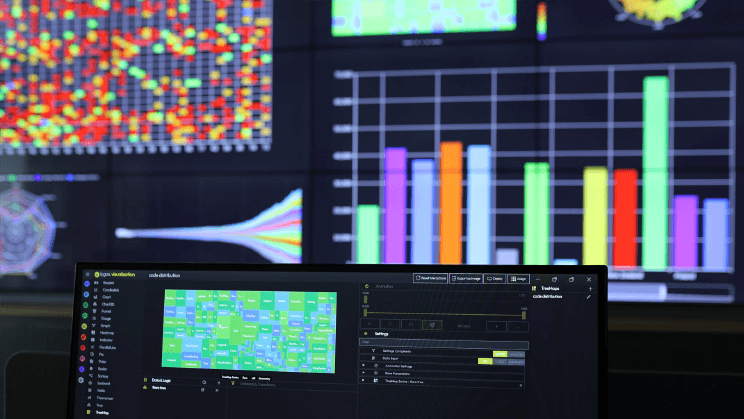 lygos video wall software visualization module create visualization sfrom data sources slide 2